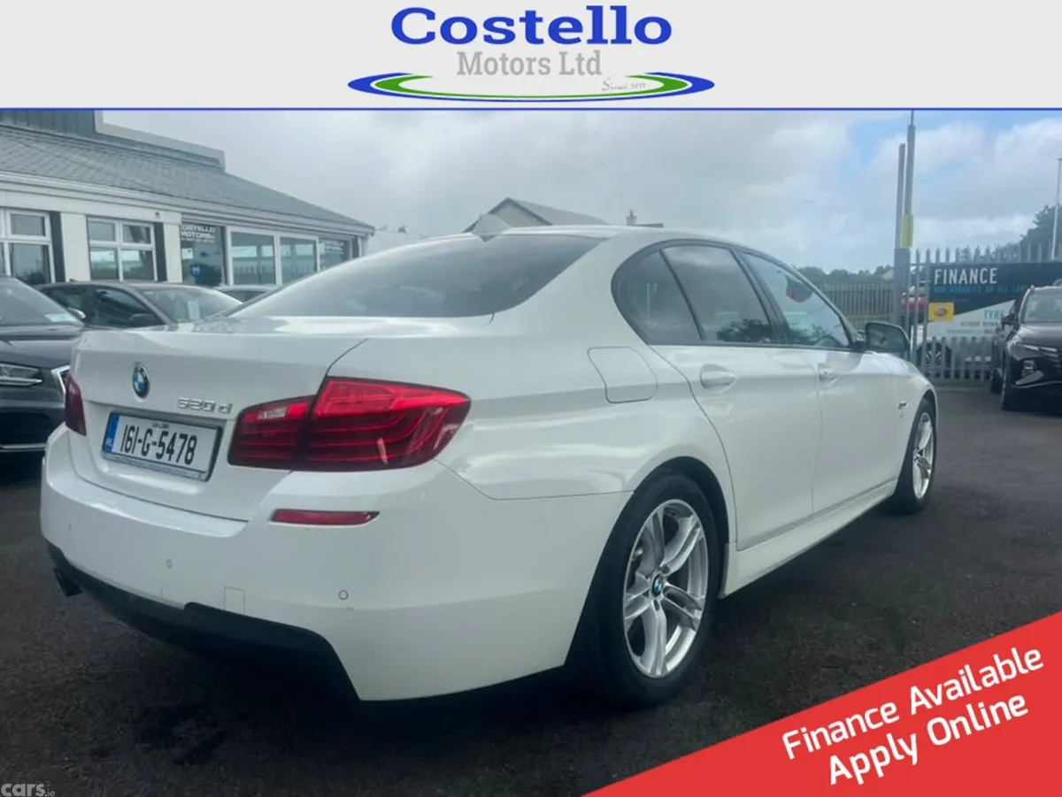 BMW 5-Series Saloon, Diesel, 2016, White