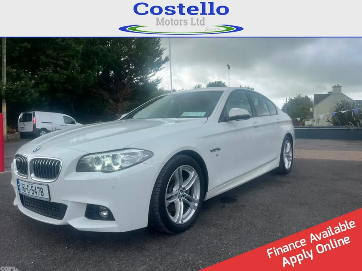 BMW 5-Series Saloon, Diesel, 2016, White