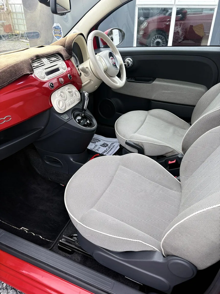 Fiat 500 Hatchback, Petrol, 2012, Red