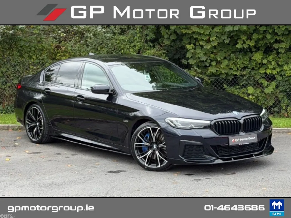 BMW 5-Series Saloon, Petrol Plug-in Hybrid, 2022, Black