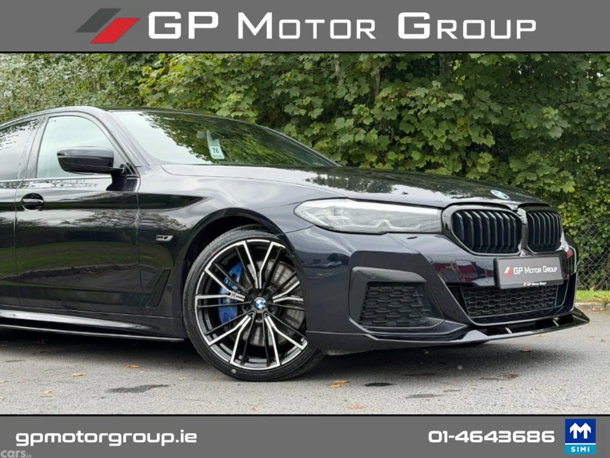 BMW 5-Series Saloon, Petrol Plug-in Hybrid, 2022, Black