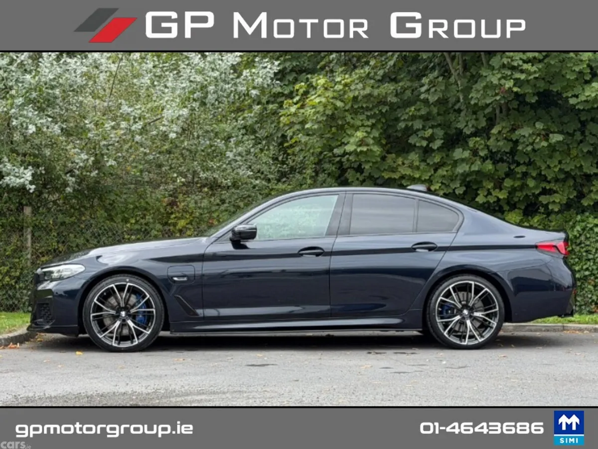 BMW 5-Series Saloon, Petrol Plug-in Hybrid, 2022, Black