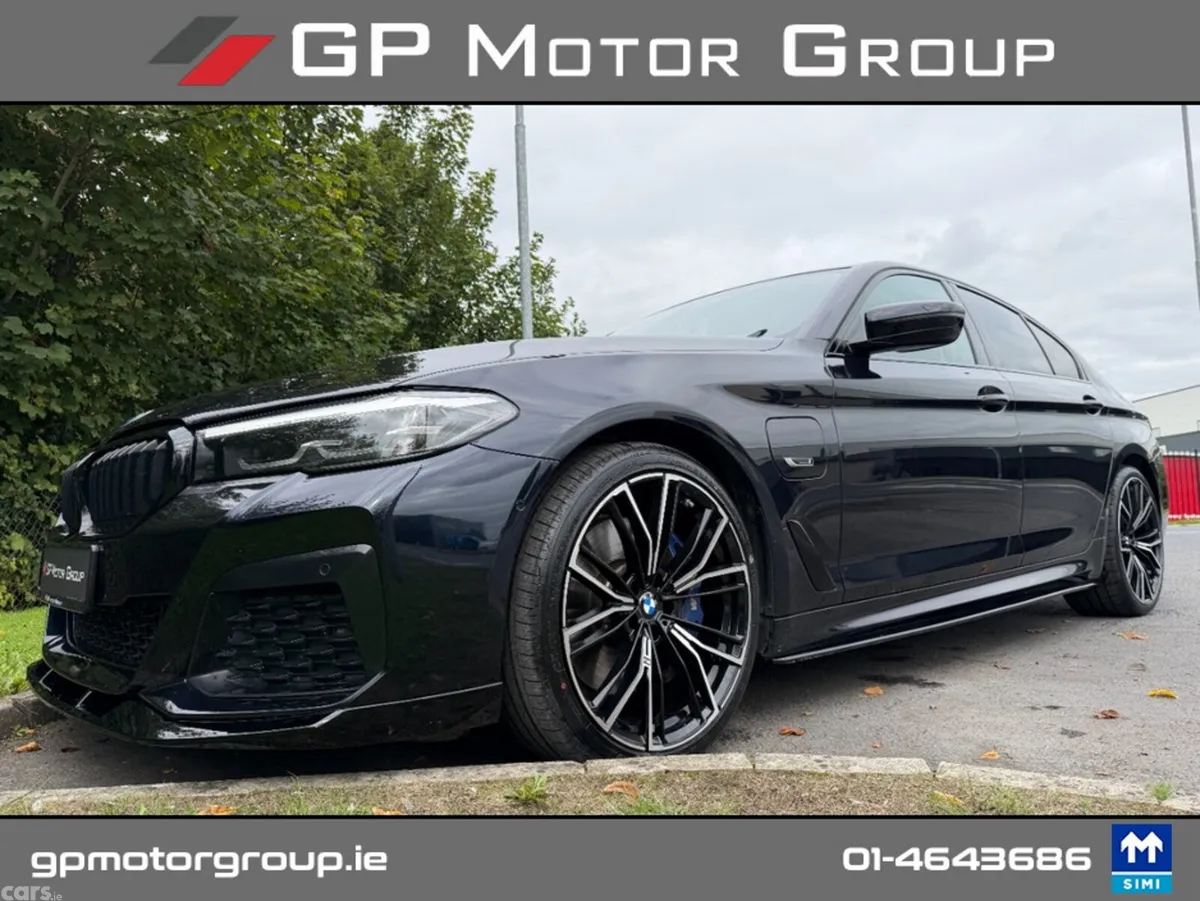 BMW 5-Series Saloon, Petrol Plug-in Hybrid, 2022, Black