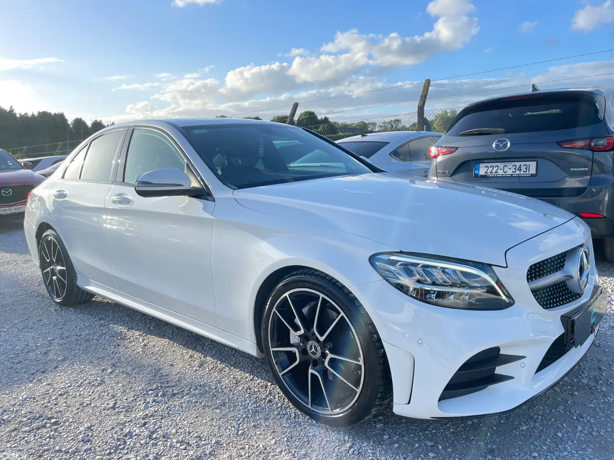 Mercedes-Benz C-Class Saloon, Petrol, 2019, White