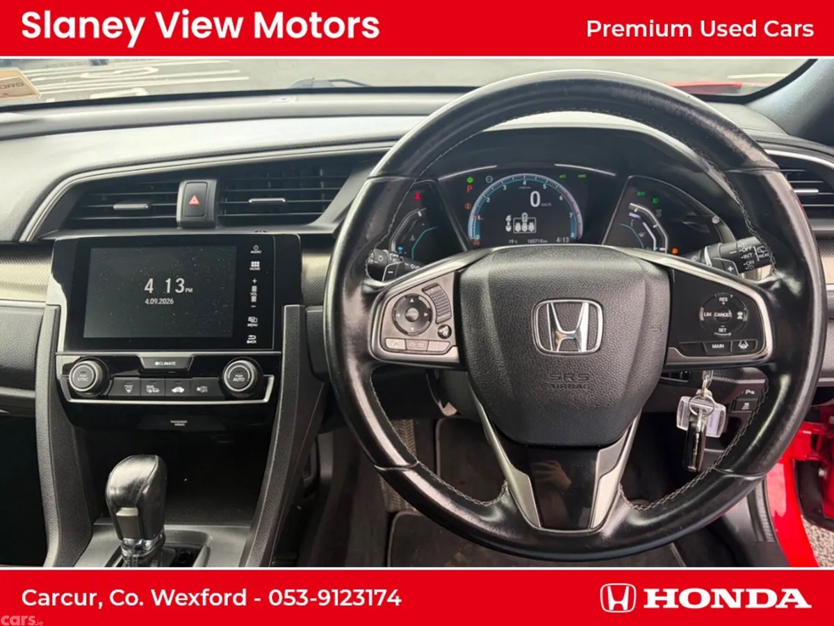 Honda Civic Hatchback, Petrol, 2018, Red