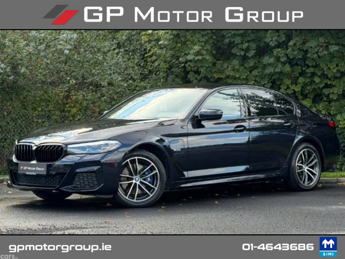 BMW 5-Series Saloon, Petrol Plug-in Hybrid, 2022, Black