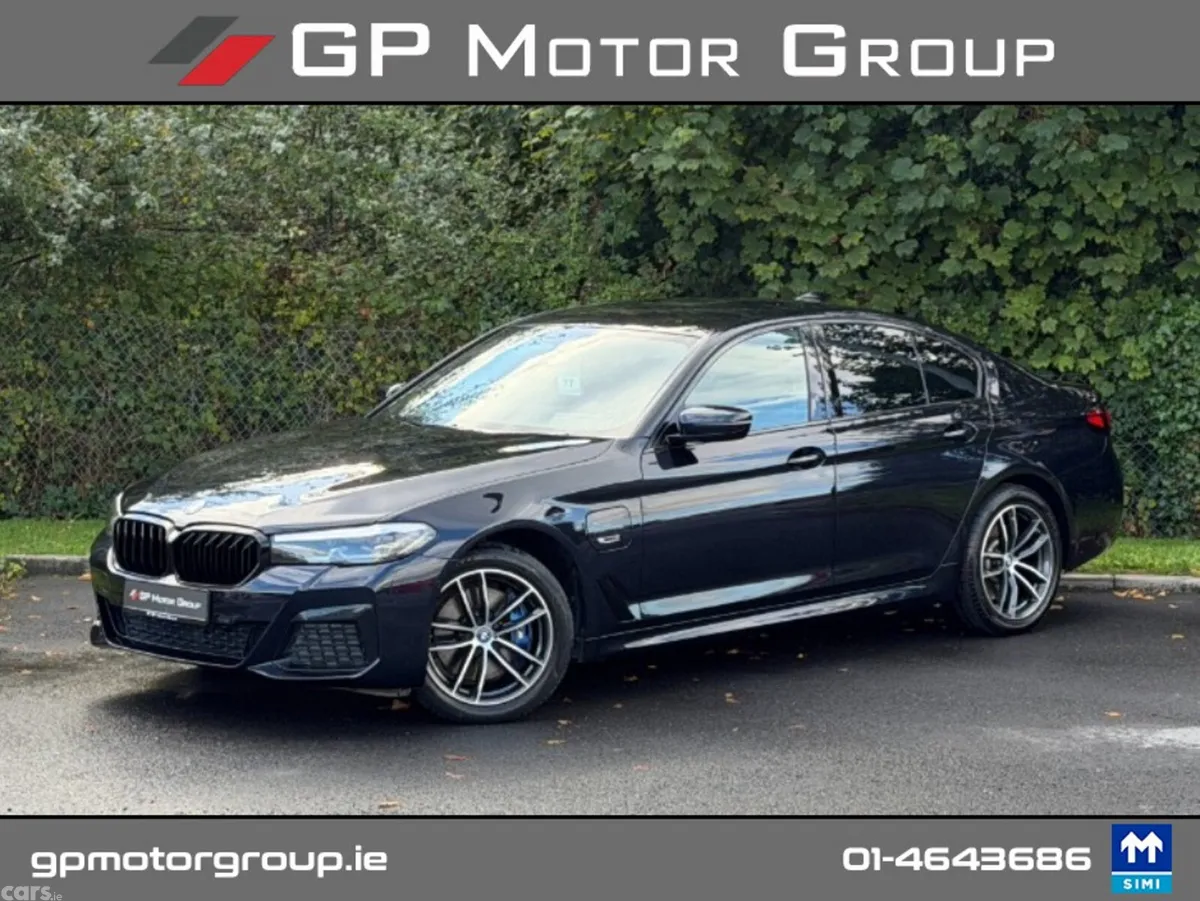 BMW 5-Series Saloon, Petrol Plug-in Hybrid, 2022, Black