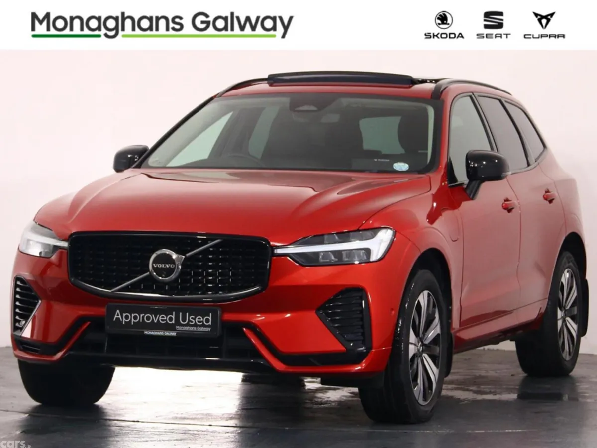 Volvo XC60 SUV, Petrol Plug-in Hybrid, 2023, Orange