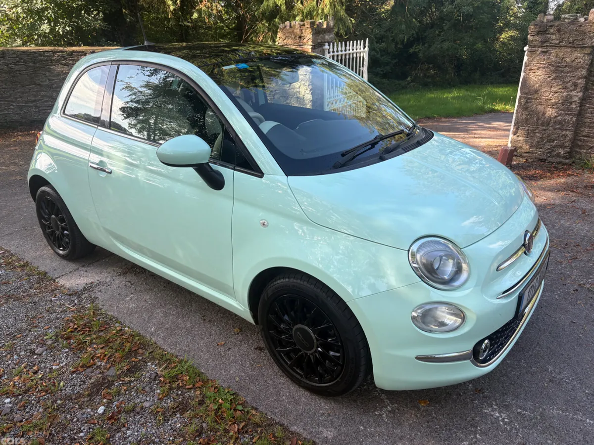 Fiat 500 Hatchback, Petrol, 2017, Green