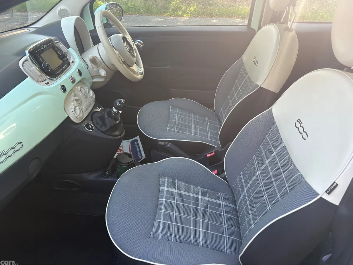 Fiat 500 Hatchback, Petrol, 2017, Green