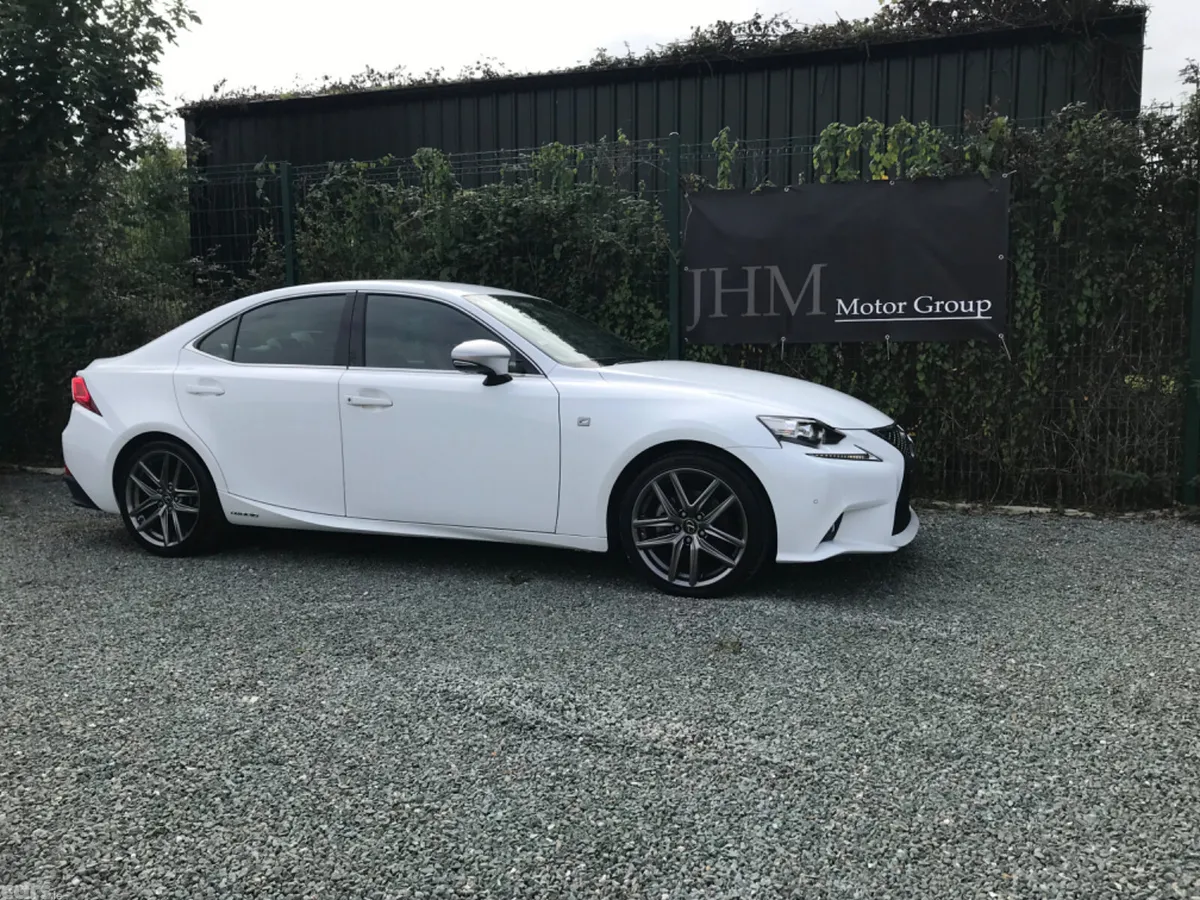 Lexus IS Saloon, Petrol Hybrid, 2016, White