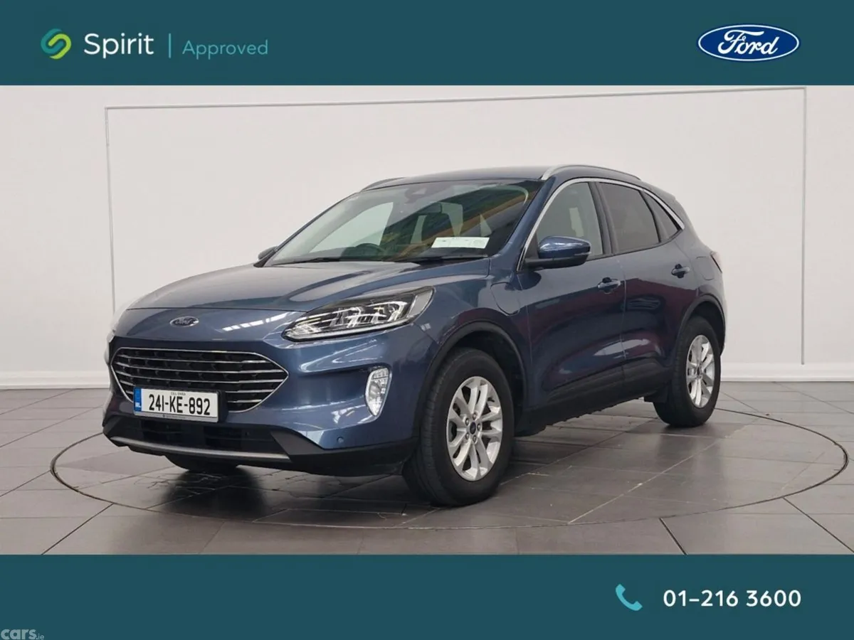 Ford Kuga SUV, Petrol Plug-in Hybrid, 2024, Blue
