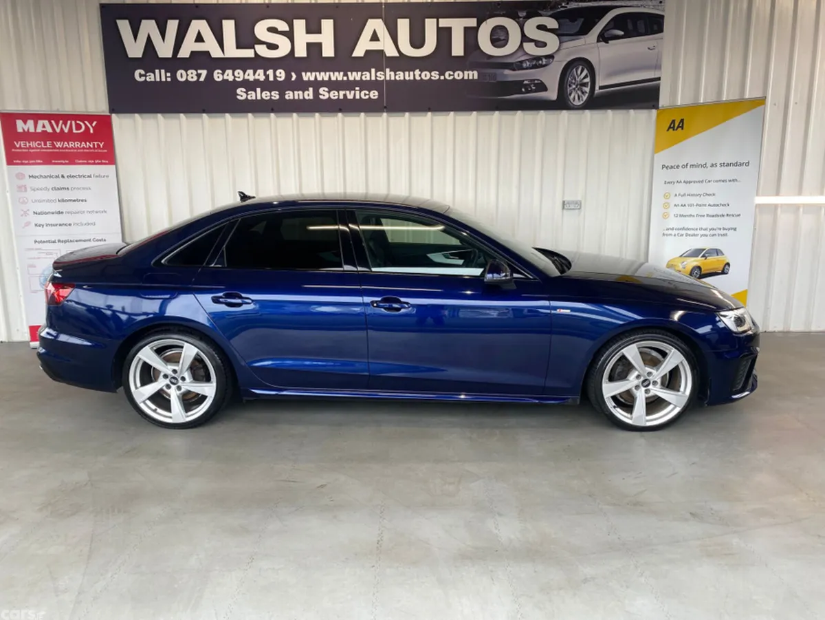 Audi A4 Saloon, Diesel, 2021, Blue