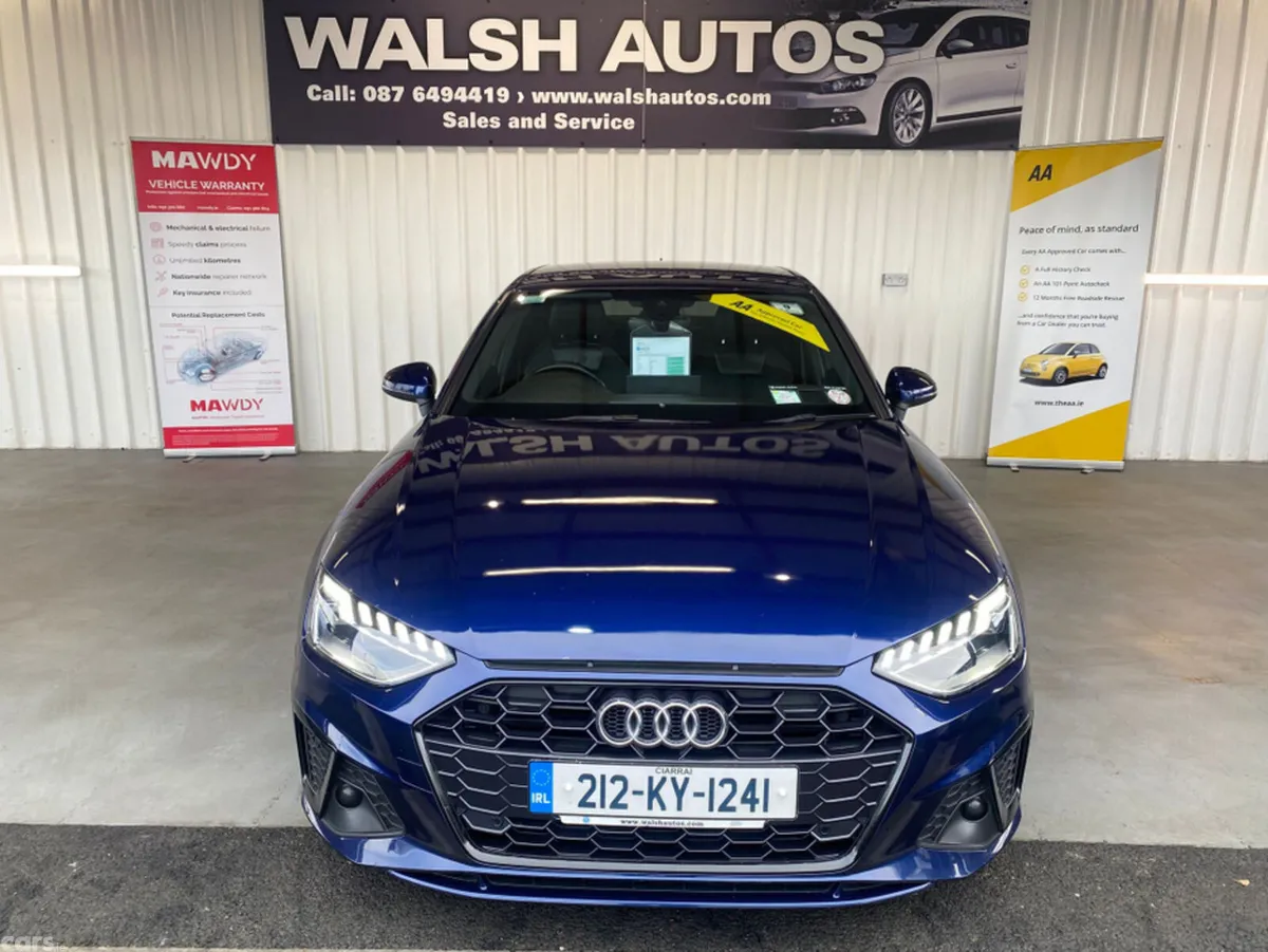 Audi A4 Saloon, Diesel, 2021, Blue