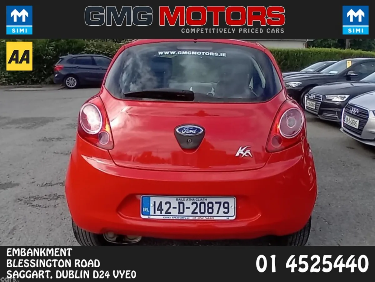 Ford KA Hatchback, Petrol, 2014, Red