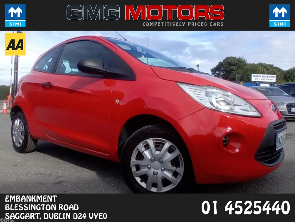 Ford KA Hatchback, Petrol, 2014, Red