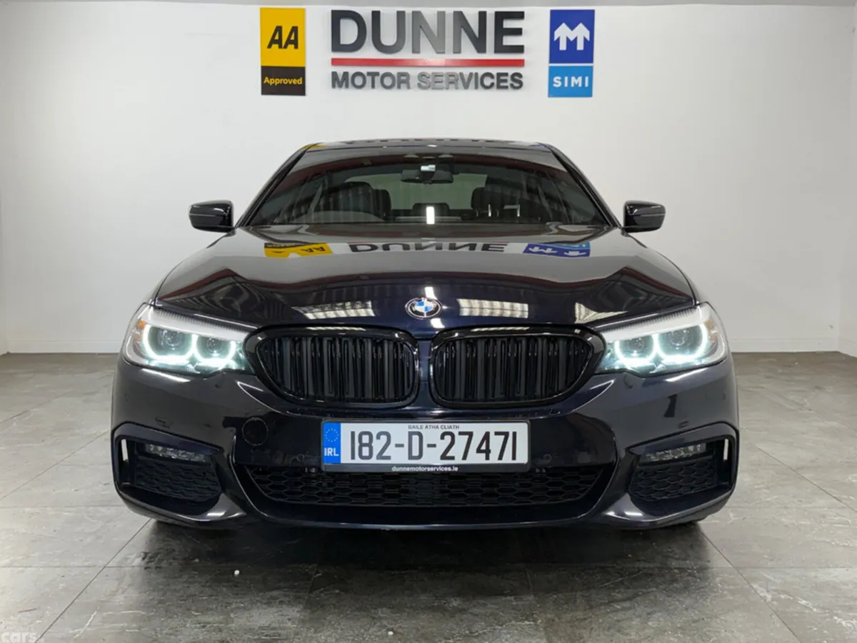 BMW 5-Series Saloon, Petrol Plug-in Hybrid, 2018, Black