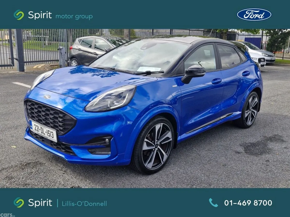 Ford Puma MPV, Petrol Hybrid, 2022, Blue