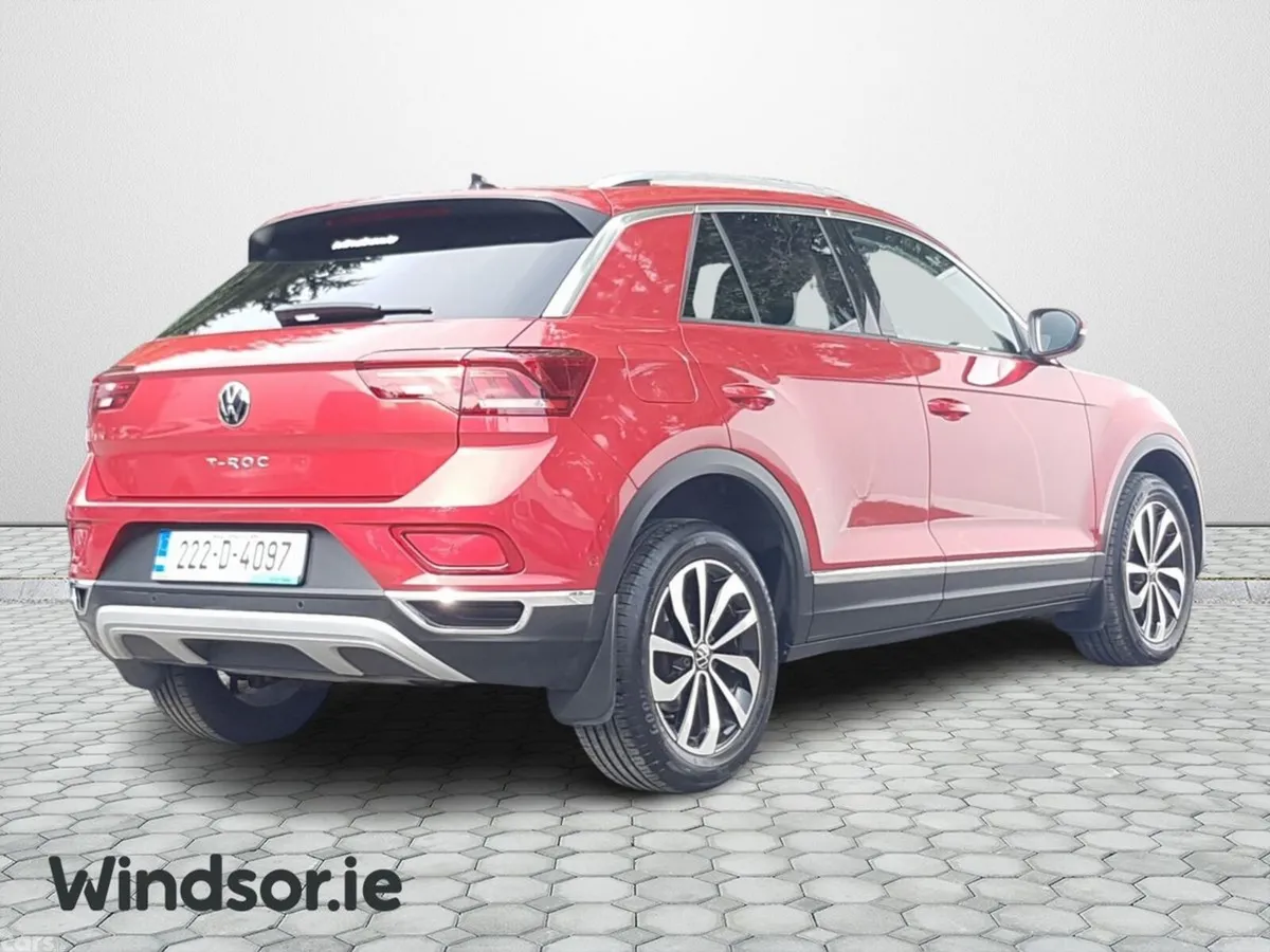 Volkswagen T-Roc SUV, Petrol, 2022, Red