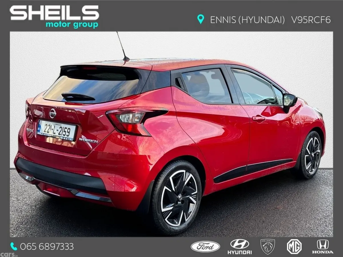 Nissan Micra Hatchback, Petrol, 2022, Red