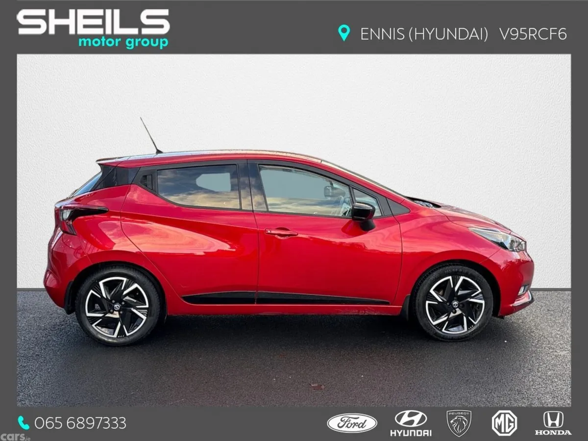 Nissan Micra Hatchback, Petrol, 2022, Red
