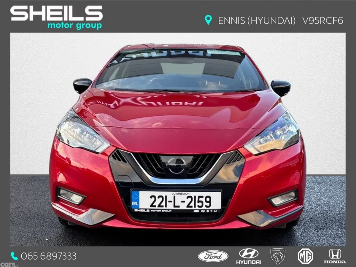 Nissan Micra Hatchback, Petrol, 2022, Red