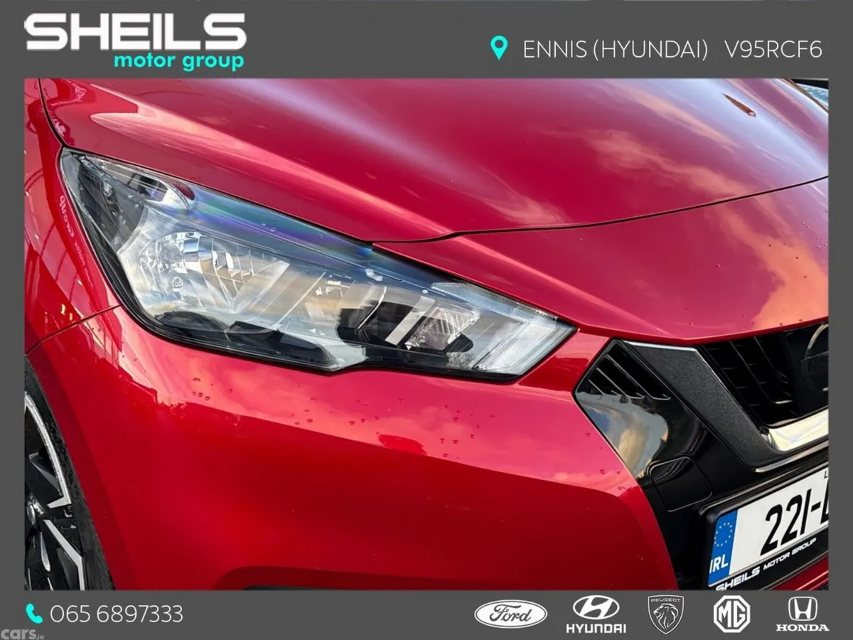 Nissan Micra Hatchback, Petrol, 2022, Red