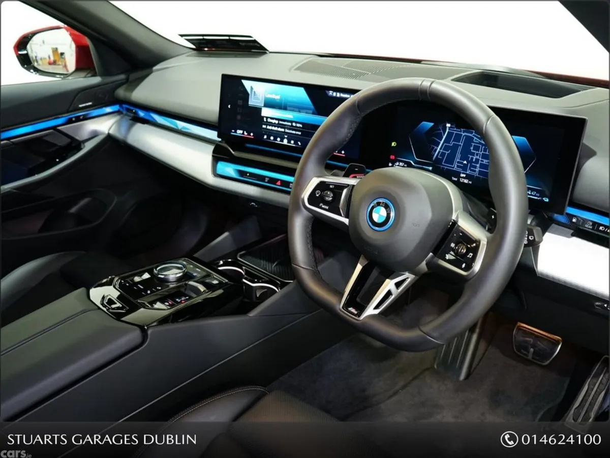 BMW 5-Series Estate, Petrol Plug-in Hybrid, 2025, Red