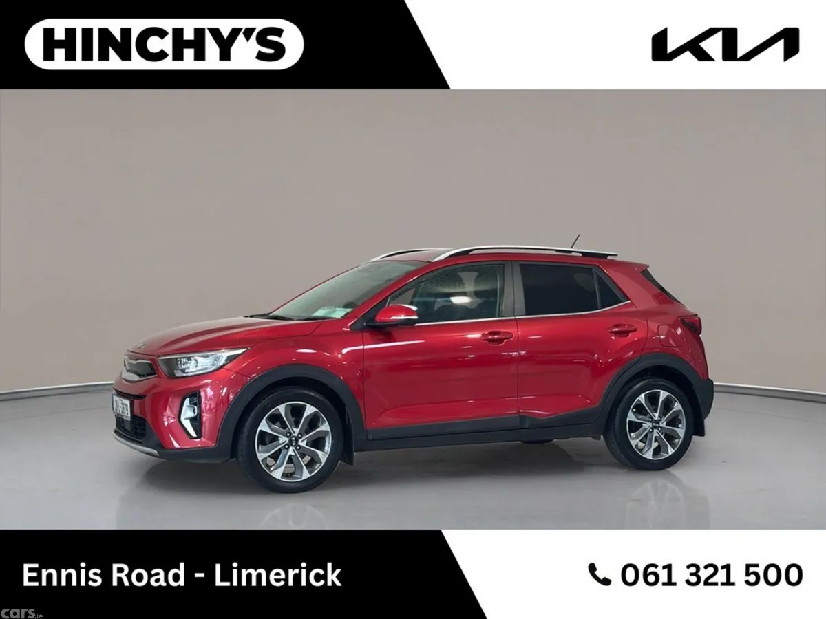 Kia Stonic Hatchback, Petrol Hybrid, 2021, Red