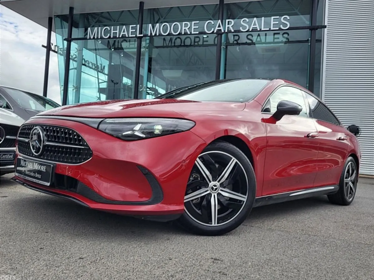 Mercedes-Benz CLA Saloon, Petrol Hybrid, 2027, Red