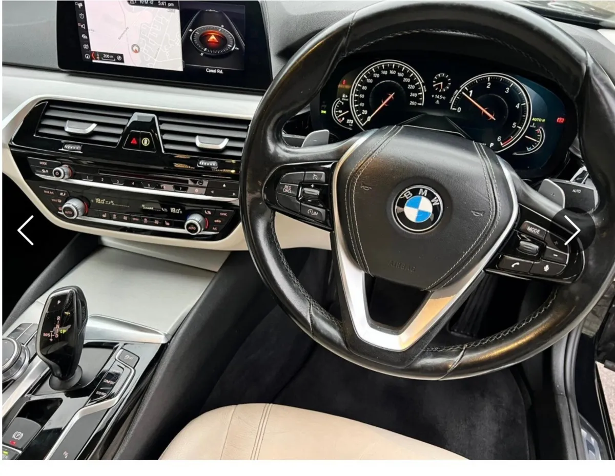 BMW 5-Series Saloon, Diesel, 2017, Black