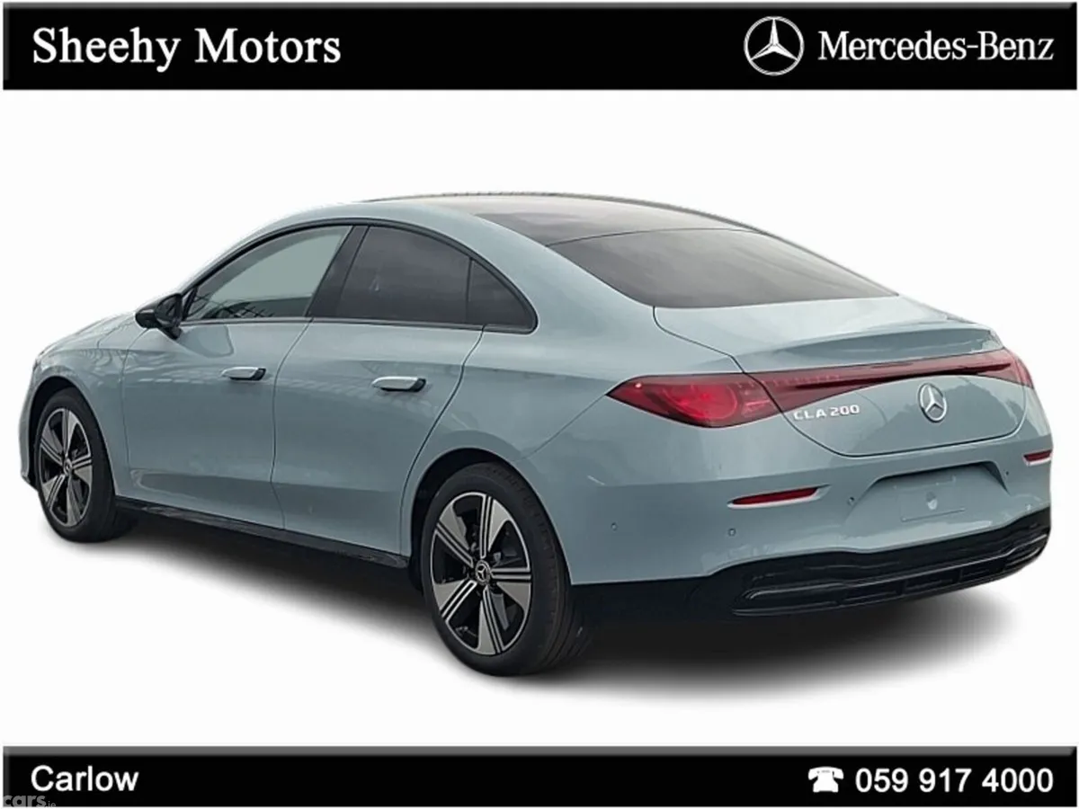 Mercedes-Benz CLA Coupe, Electric, 2027, Green
