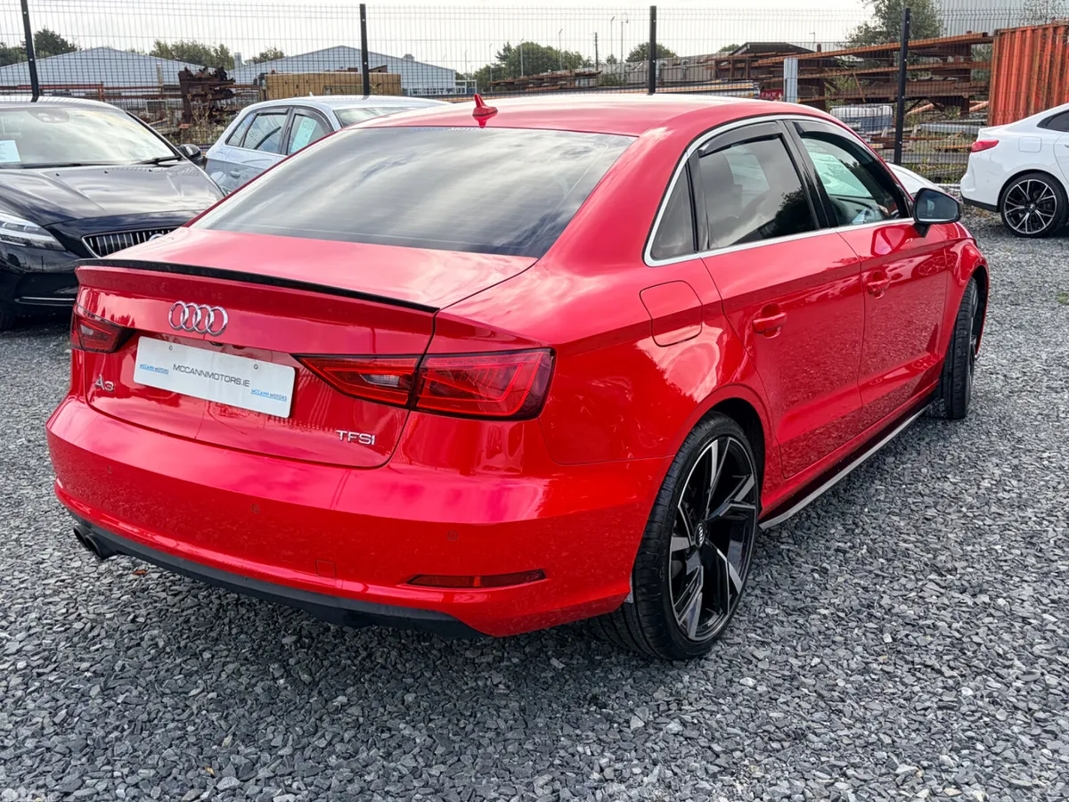 Audi A3 Saloon, Petrol, 2015, Red
