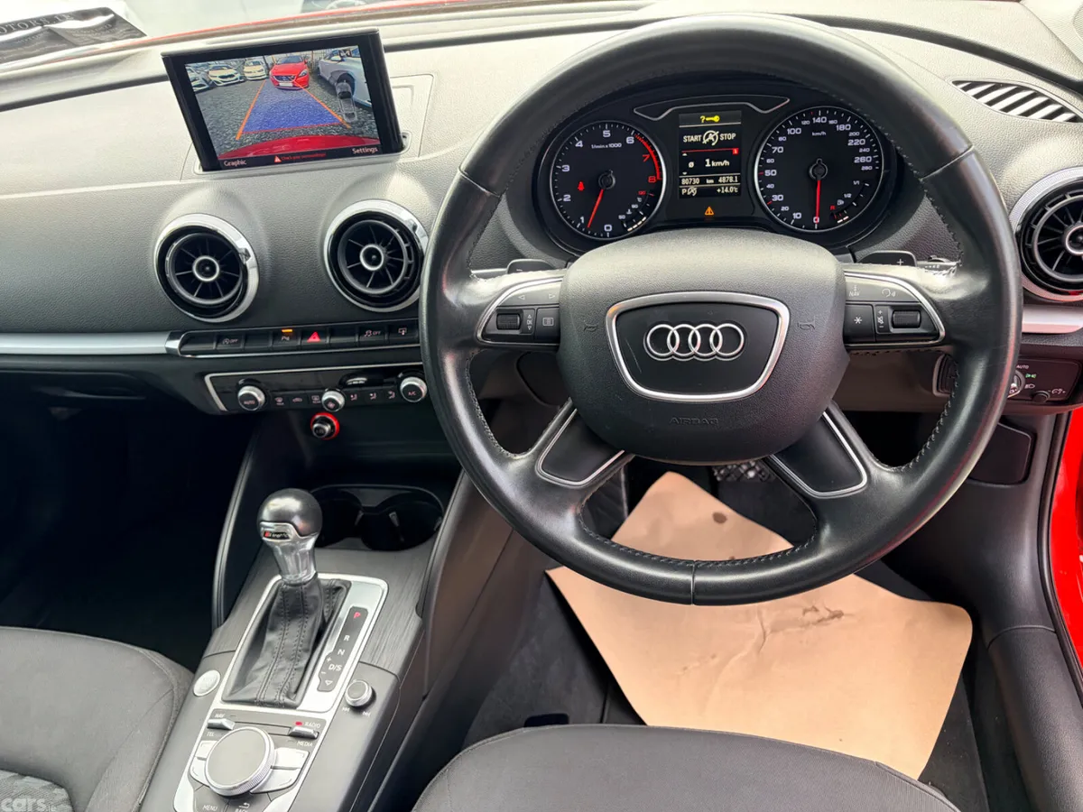 Audi A3 Saloon, Petrol, 2015, Red