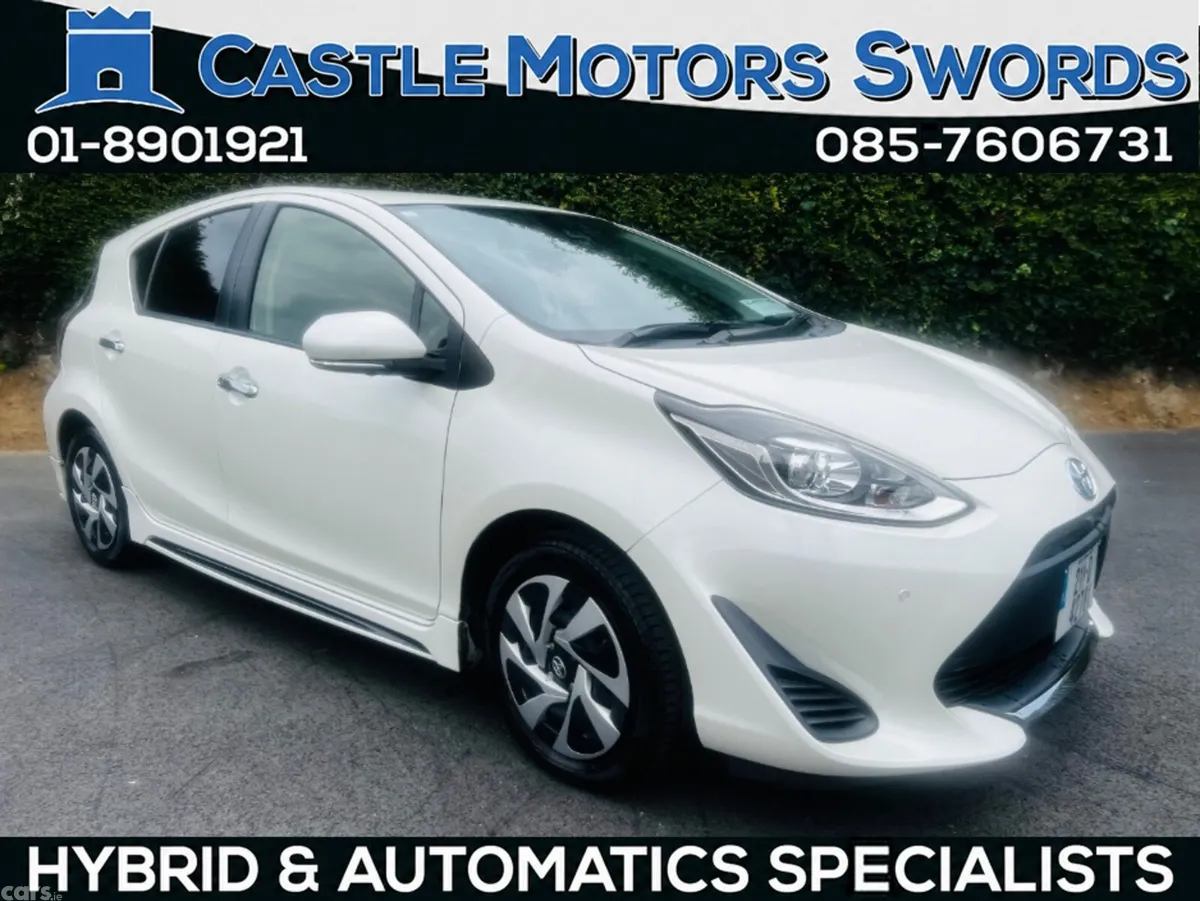 Toyota Aqua Hatchback, Petrol Hybrid, 2021, White