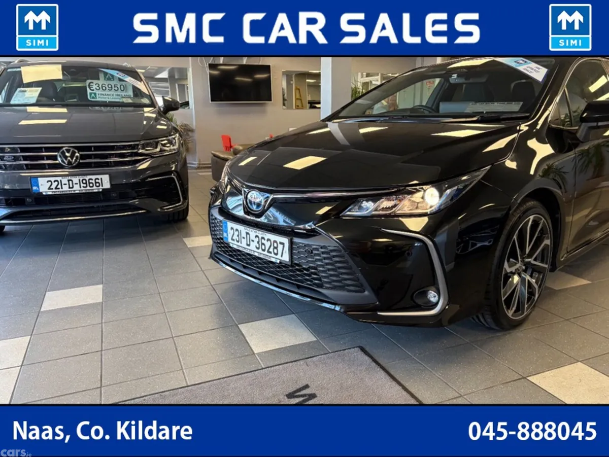 Toyota Corolla Saloon, Petrol Hybrid, 2023, Black