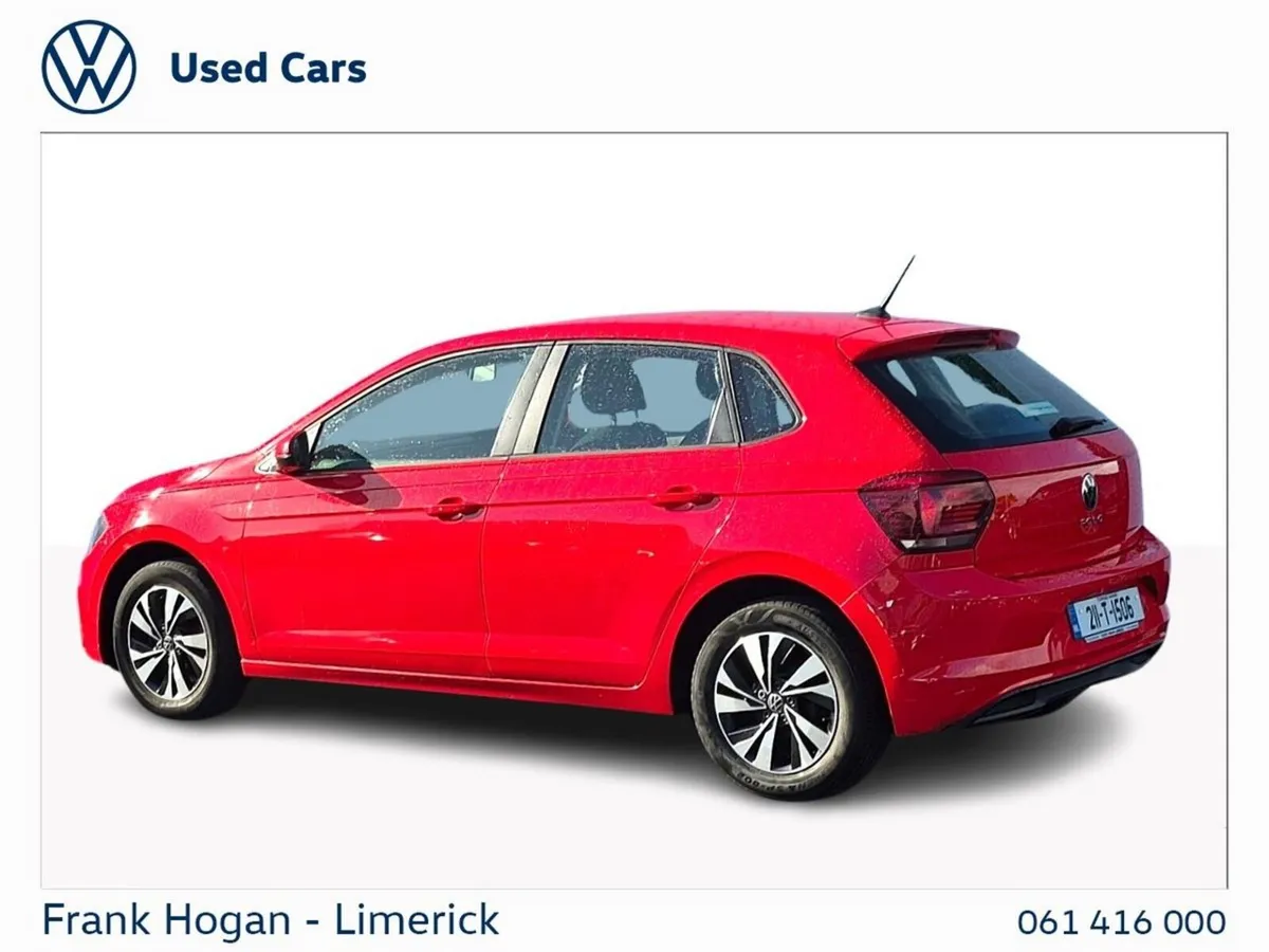 Volkswagen Polo Hatchback, Petrol, 2021, Red