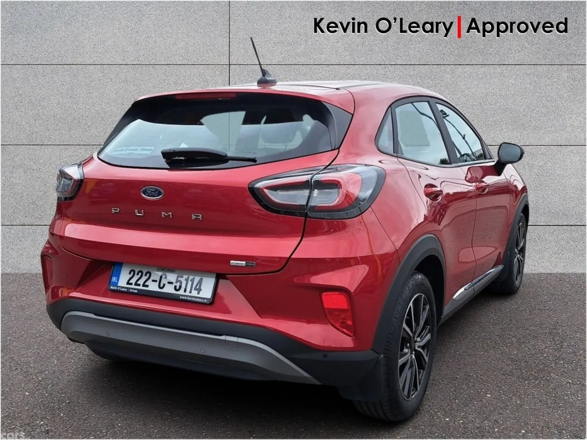 Ford Puma SUV, Petrol Hybrid, 2022, Red