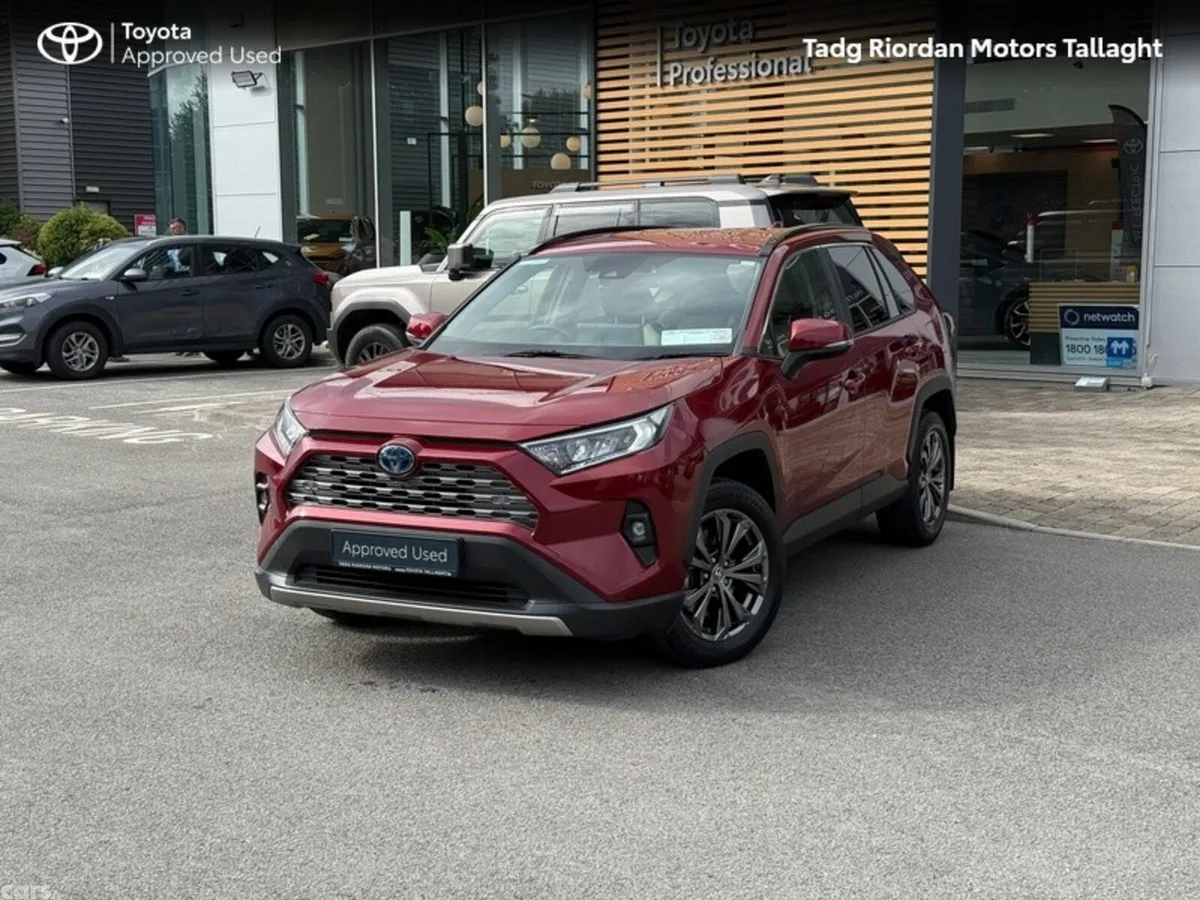 Toyota RAV4 SUV, Petrol Hybrid, 2023, Red