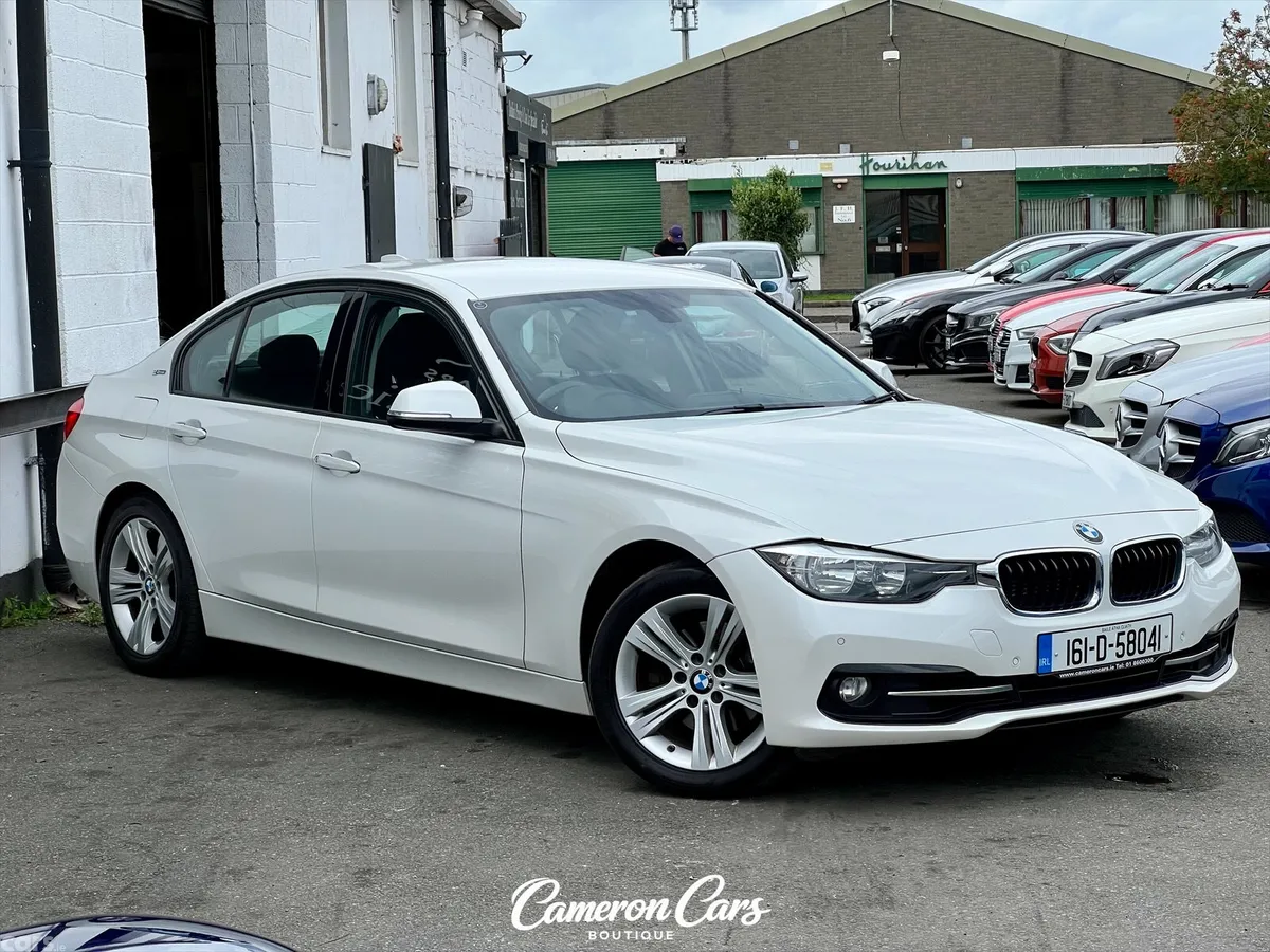 BMW 3-Series Saloon, Petrol Plug-in Hybrid, 2016, White