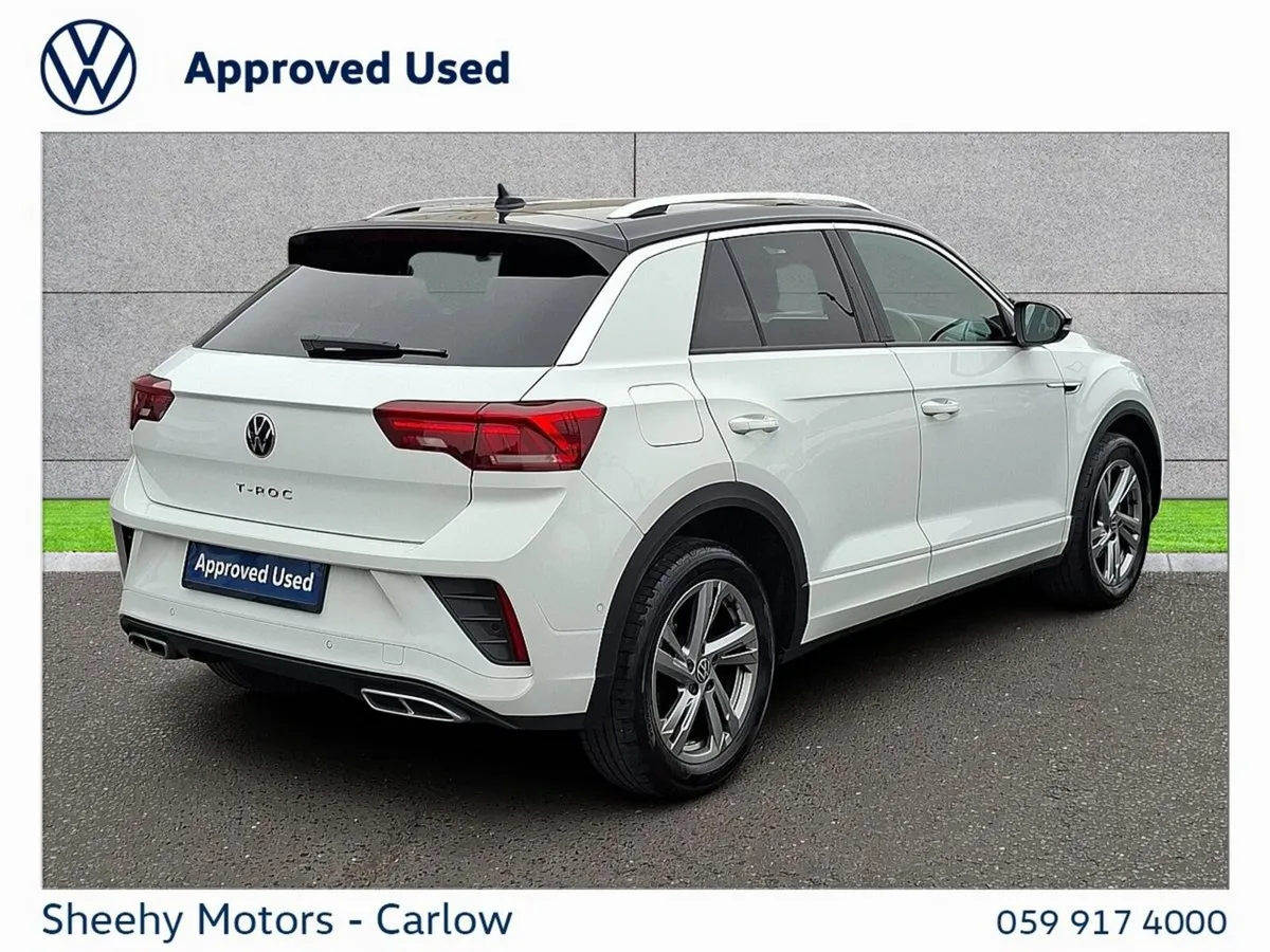 Volkswagen T-Roc SUV, Petrol, 2023, White