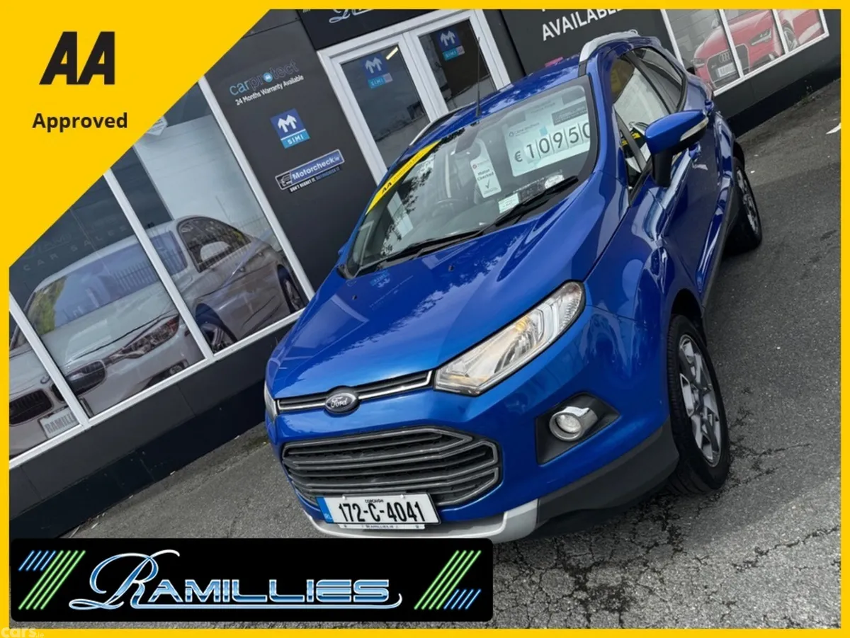 Ford EcoSport Hatchback, Diesel, 2017, Blue