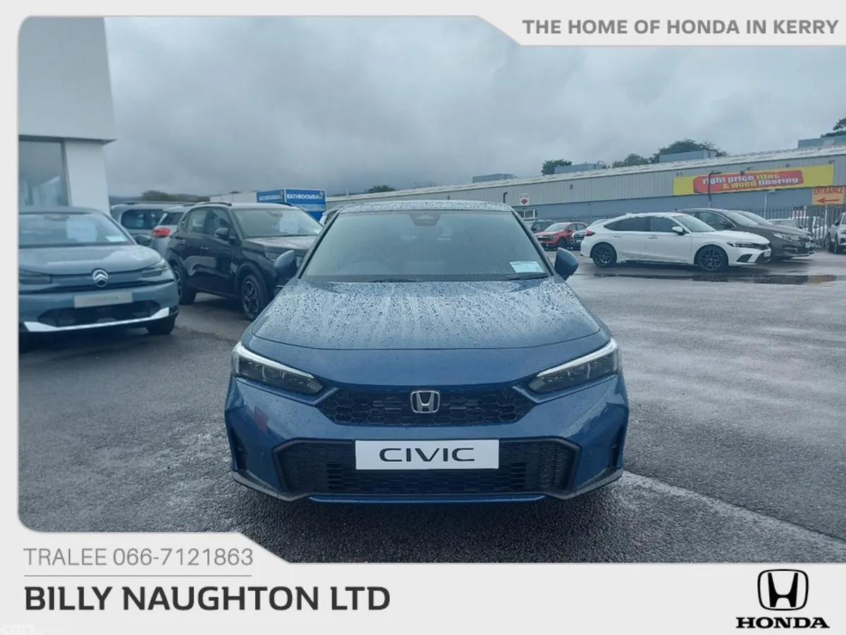 Honda Civic Saloon, Petrol Hybrid, 2026, Blue