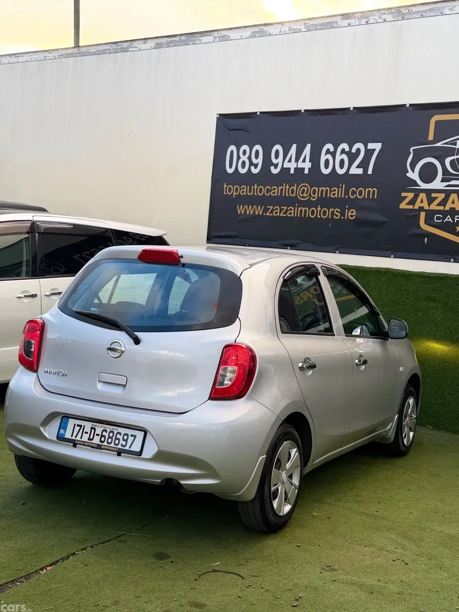 Nissan March Hatchback, Petrol, 2017, Silver