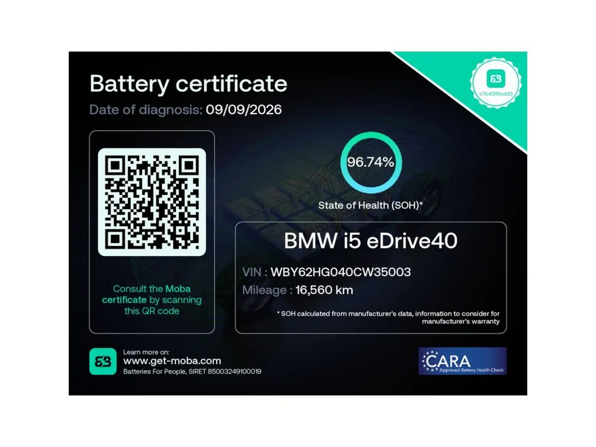 BMW i5 Saloon, Electric, 2025, Grey
