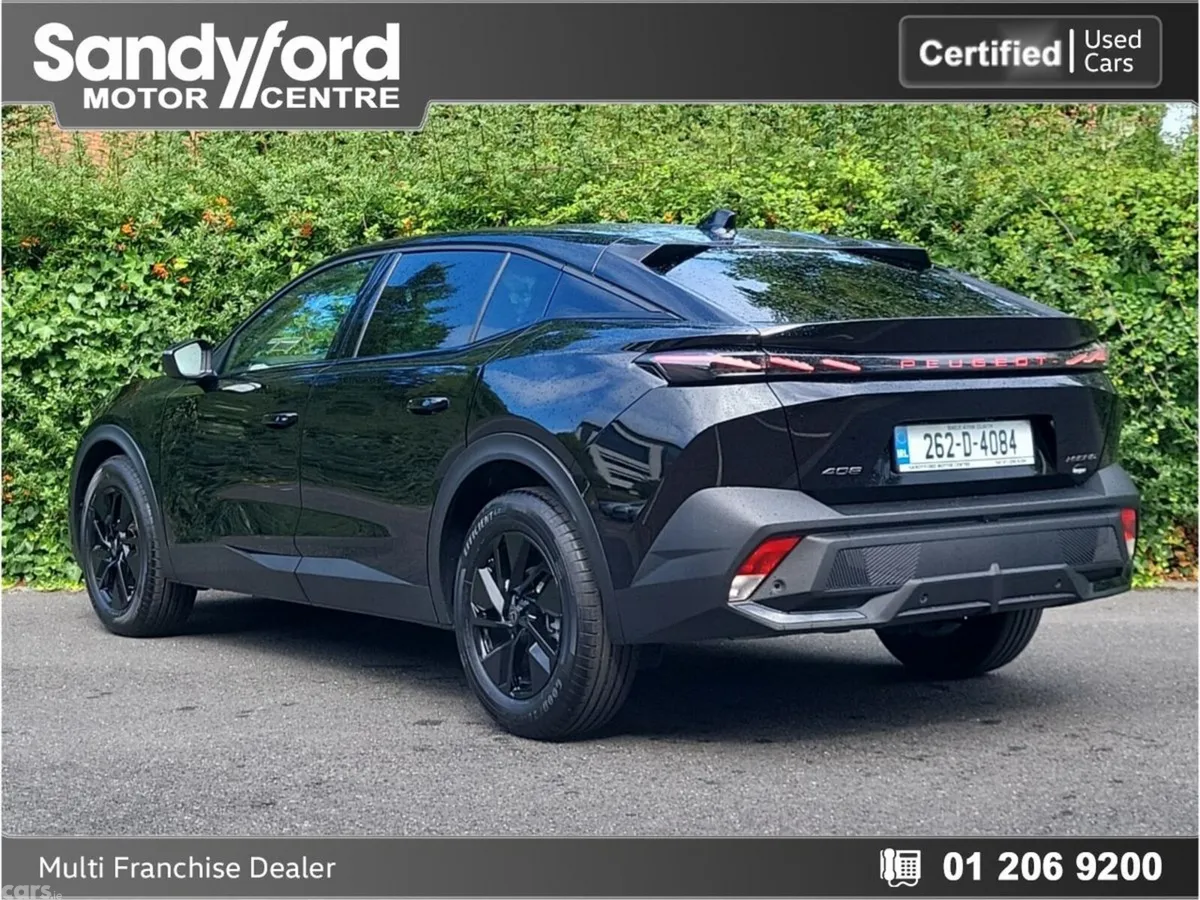Peugeot 408 Hatchback, Petrol Hybrid, 2026, Black