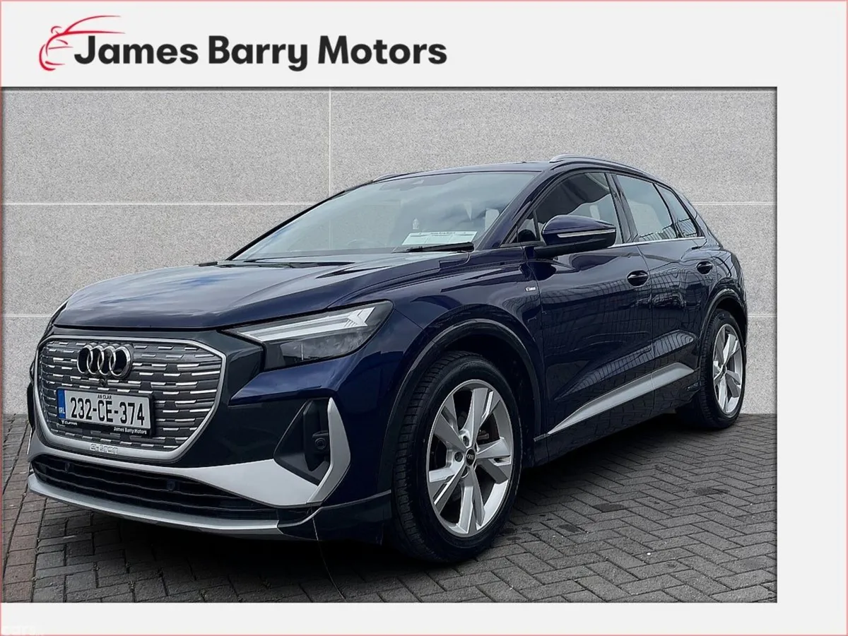 Audi Q4 e-tron SUV, Electric, 2023, Blue
