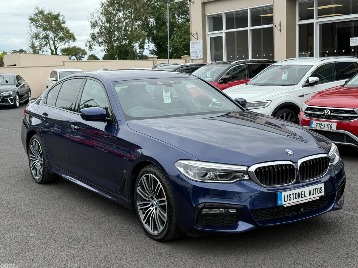 BMW 5-Series Saloon, Petrol Plug-in Hybrid, 2019, Blue