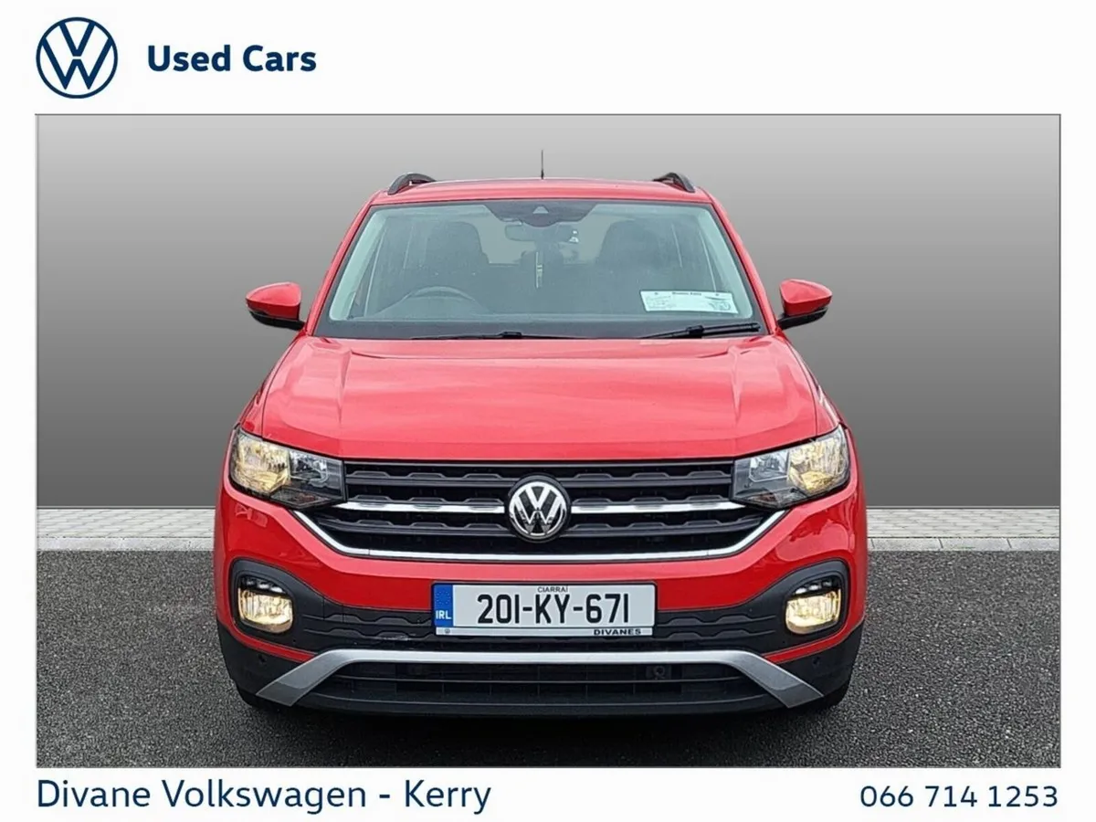 Volkswagen T-Cross SUV, Petrol, 2020, Red