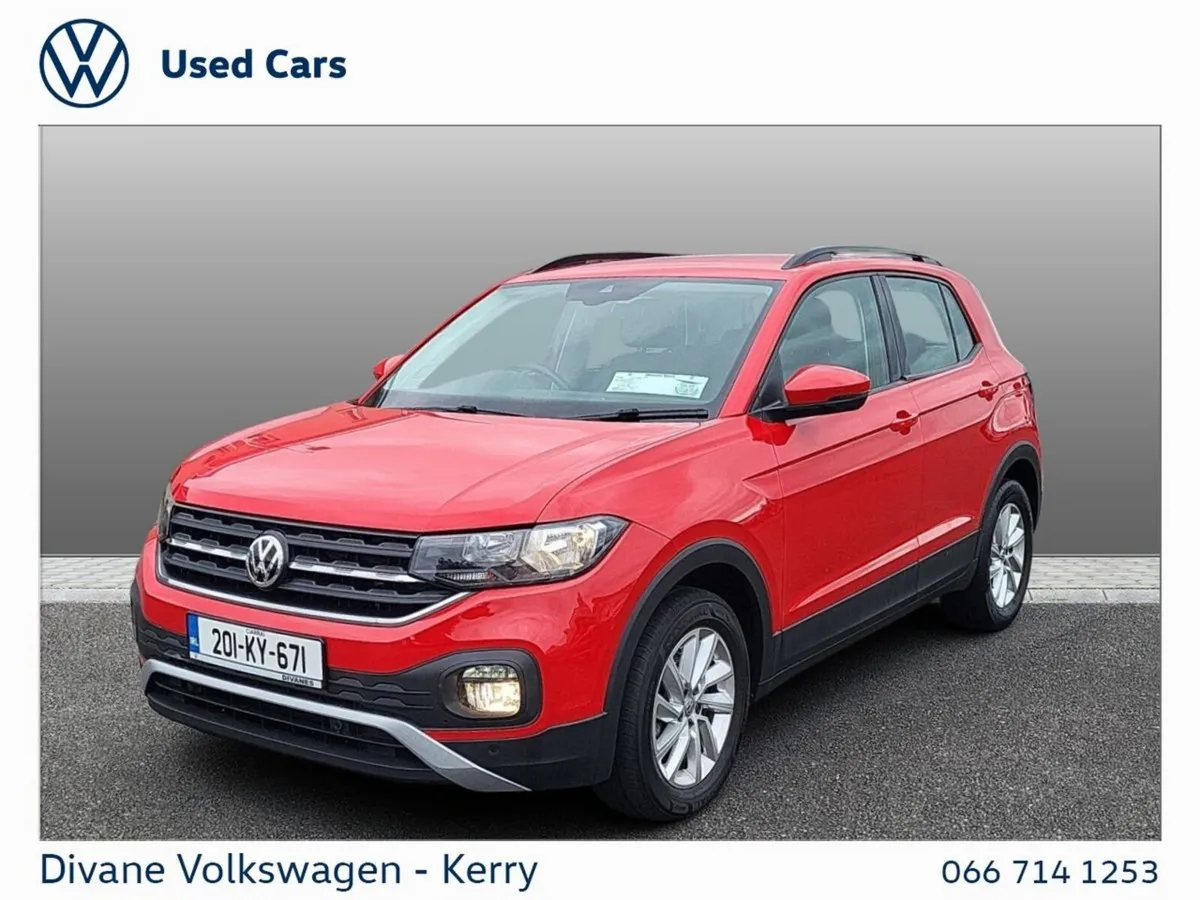 Volkswagen T-Cross SUV, Petrol, 2020, Red